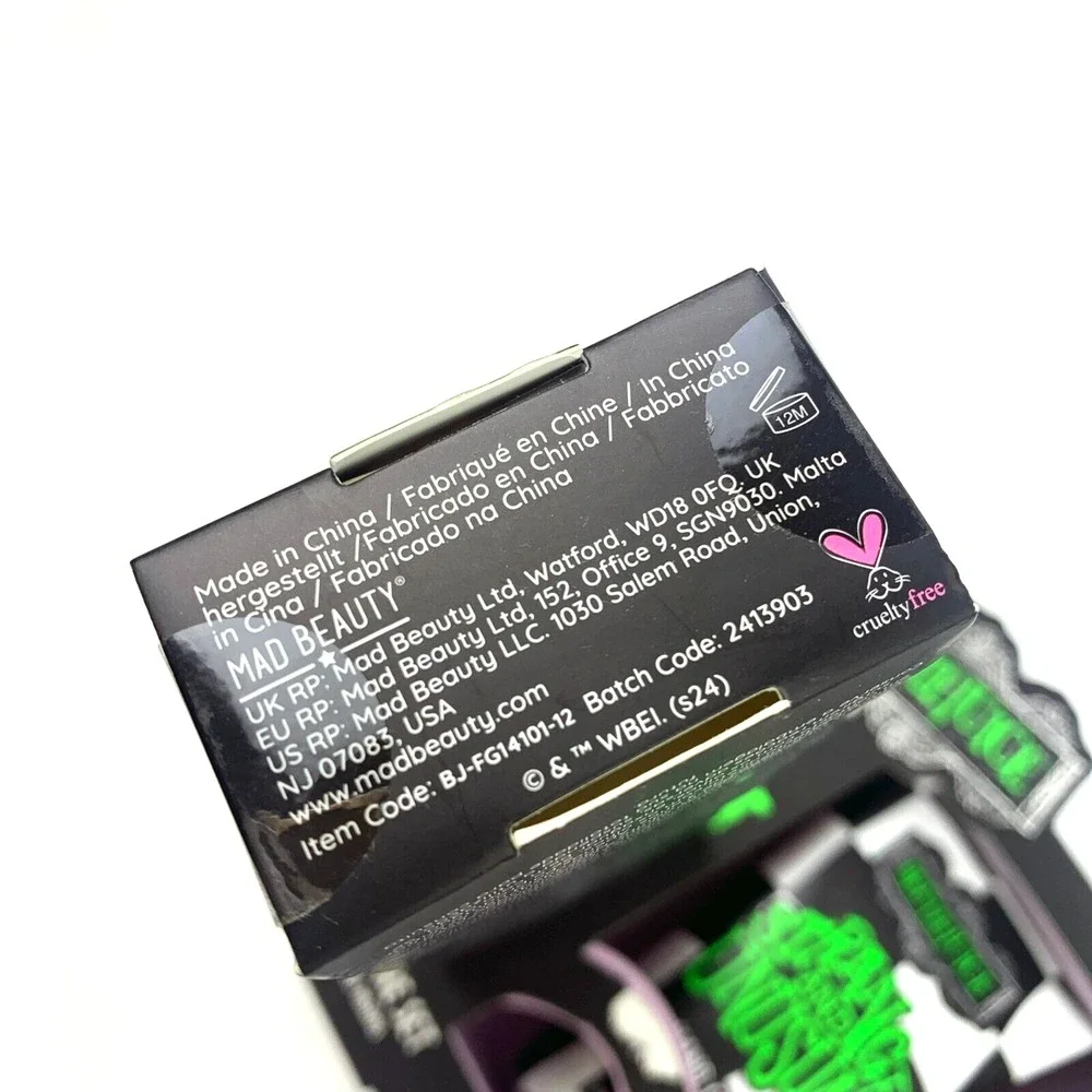 Beetlejuice Mad Beauty Hand Care Set Amber Ginseng Lotion Nail File Lip Balm Duo
